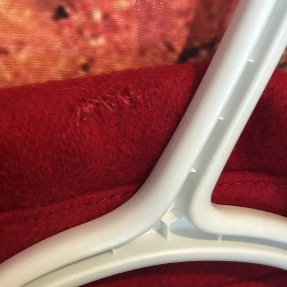 Talbots Red Women’s Coat 100% Wool red Vintage coat size 8 - Picture 16 of 16